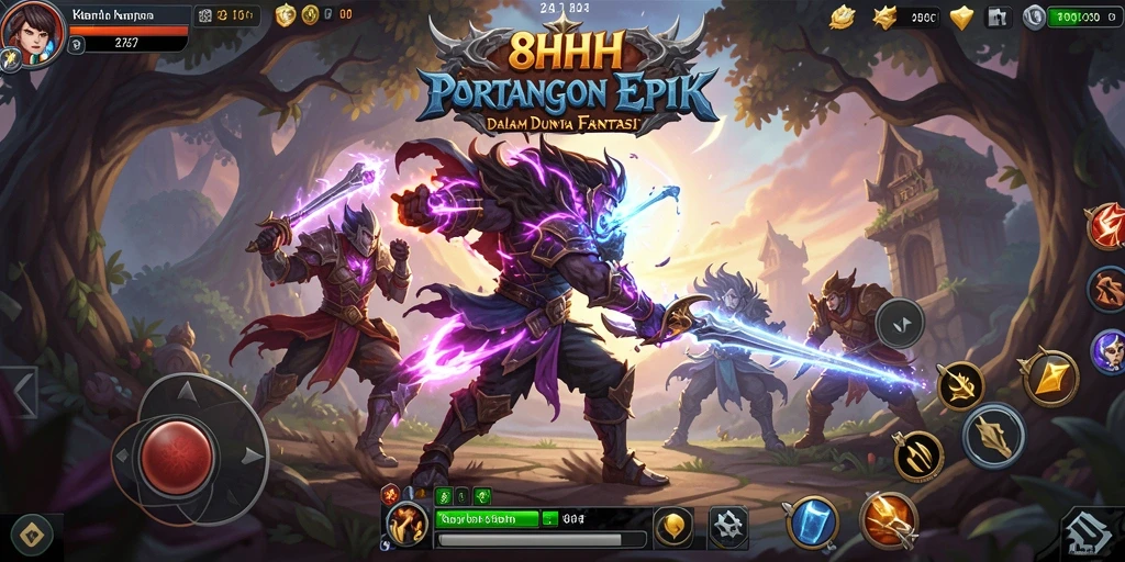 Tampilan gameplay ARPG yang mendebarkan dan penuh aksi.