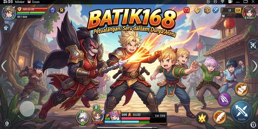 Tampilan gameplay BATIK168 yang menakjubkan dalam petualangan anime.