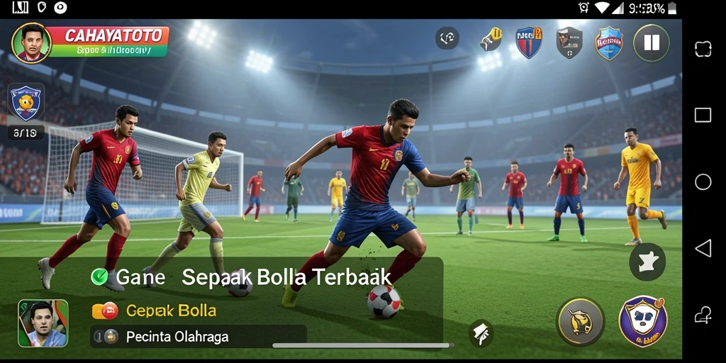 Tangkapan layar <strong>CAHAYATOTO</strong> menunjukkan aksi seru dalam permainan sepak bola.