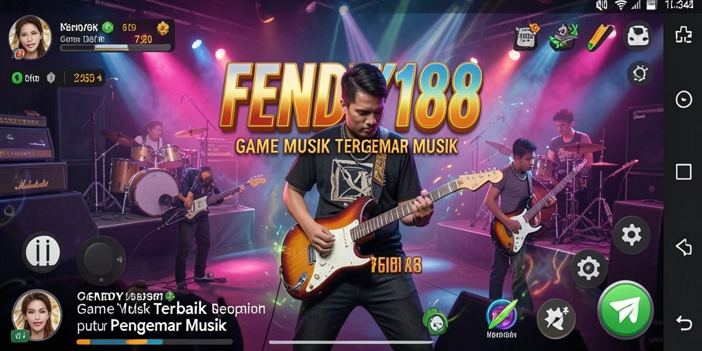 Screenshot FENDY188 menampilkan gameplay menarik dan fitur musik interaktif.