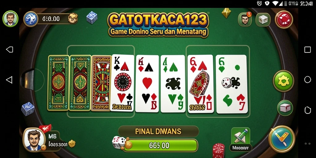 Tampilan gameplay GATOTKACA123 yang seru dan interaktif.