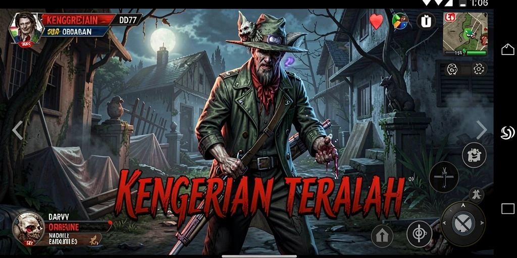 Gameplay menakutkan di dalam rumah berhantu IDR77.