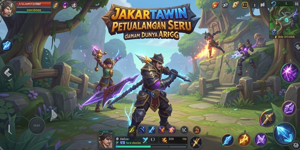 Gameplay menarik dalam dunia fantasi JAKARTAWIN yang mendebarkan.