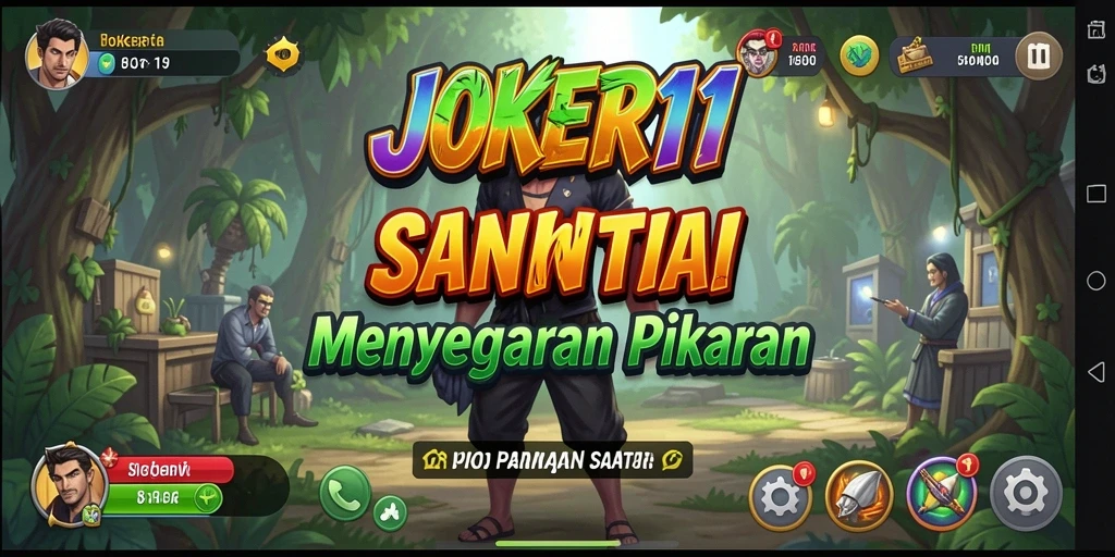 Tampilan colorful dari gameplay JOKER11 yang seru dan menghibur.