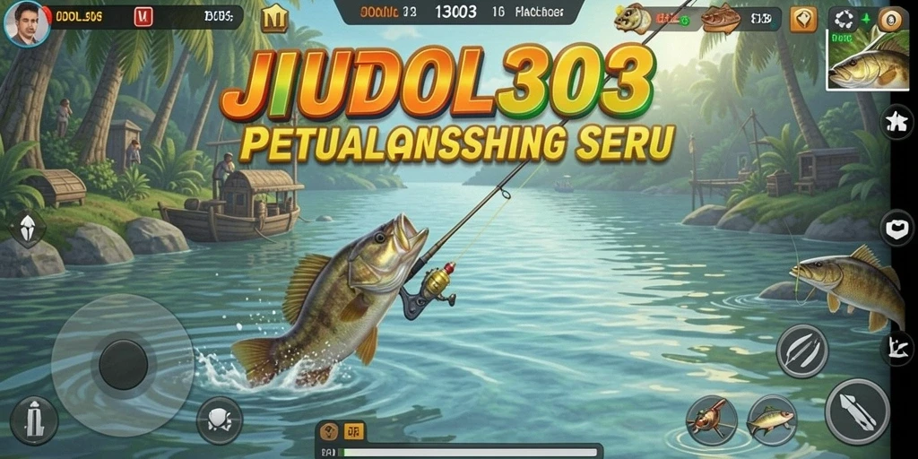Tampilan gameplay <strong>JUDOL303</strong> yang memikat saat memancing ikan.