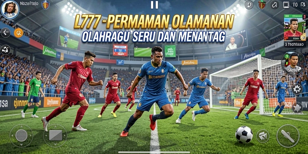 Tangkapan layar gameplay L777 saat pertandingan seru.