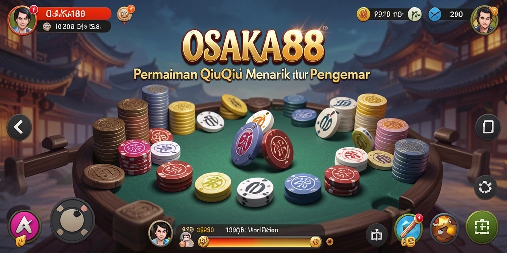 Tampilan gameplay OSAKA88 yang mengasyikkan di dalam permainan QiuQiu.
