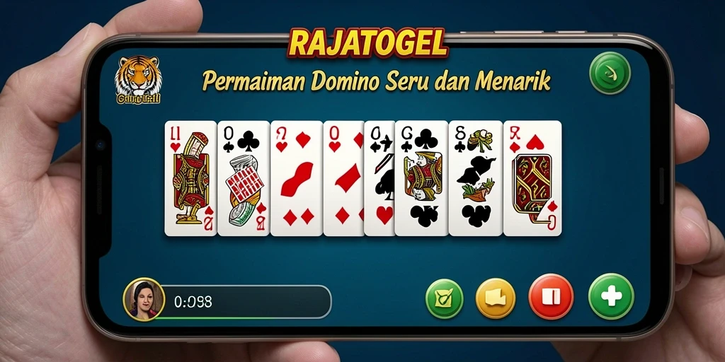 Tampilan menarik gameplay Domino RAJATOGEL yang mengasyikkan.