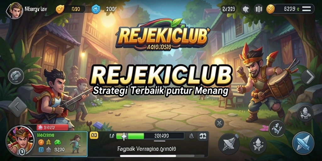 Tampilan gameplay menegangkan dalam REJEKICLUB yang memikat.