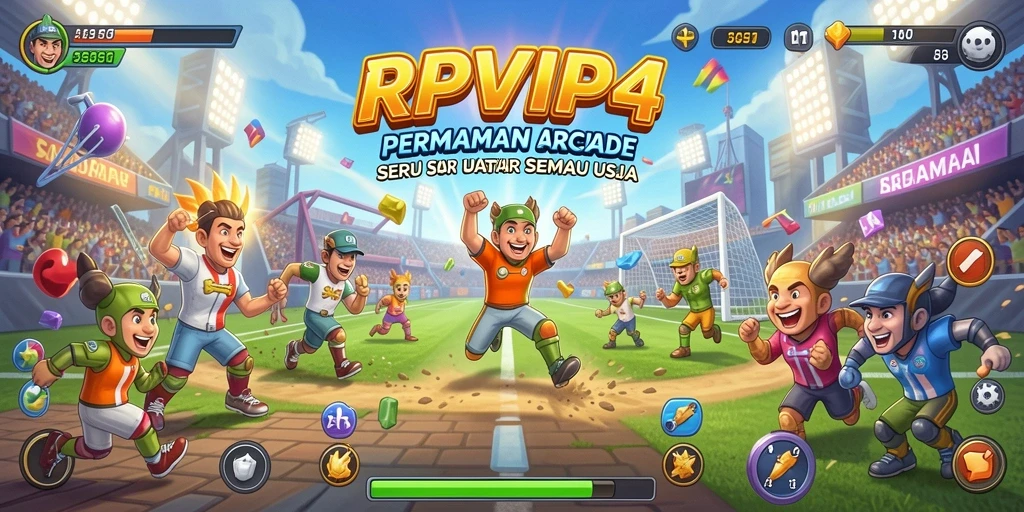 Screenshot gameplay RPVIP4 yang penuh aksi menantang.