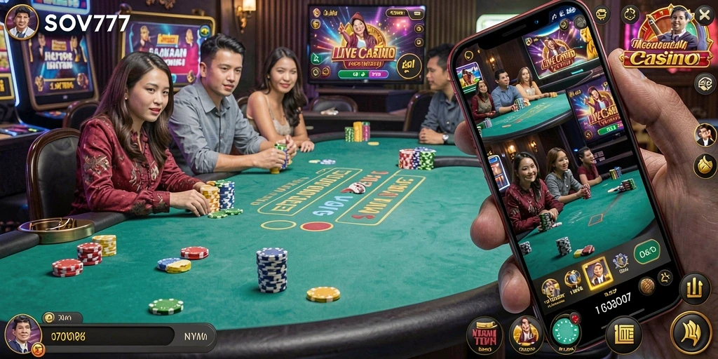 Gameplay menarik di SOV777 dengan dealer profesional.