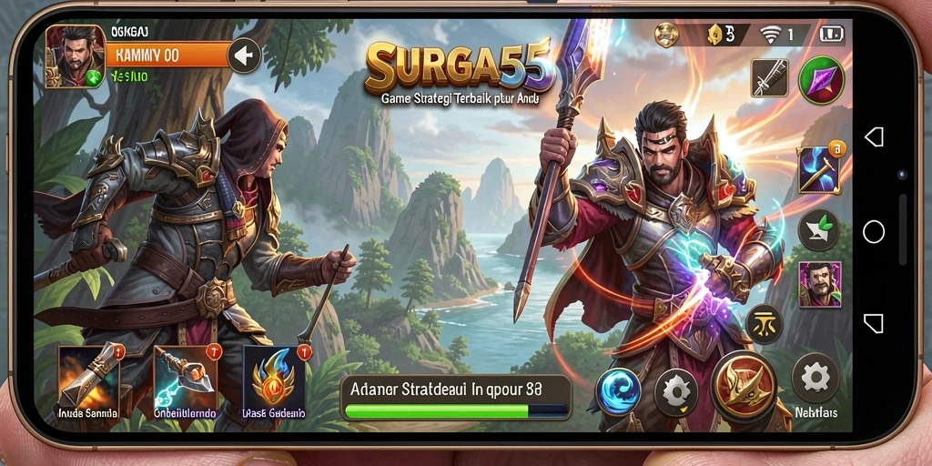 Gambaran gameplay menyenangkan dan strategi yang mendalam di SURGA55.