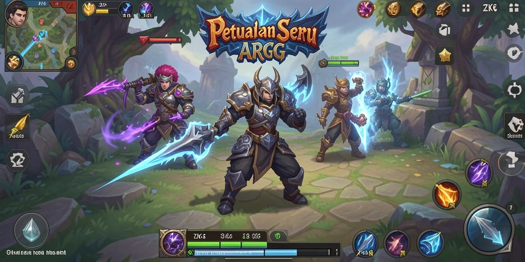Tampilan gameplay ZK6 yang memukau dalam pertempuran ARPG.